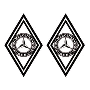 Corner Shield-klistremerker med Mercedes-Benz-logo